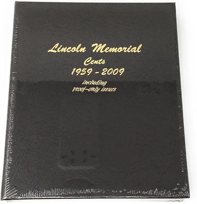 Dansco US Lincoln Memorial Cent Coin Album 1958 - Image 9