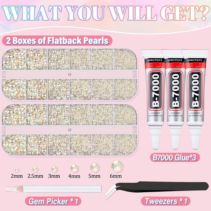 Flatback Pearls for Crafting - Image 2