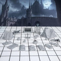 AUSPDICE 21pcs DND Camp Terrain Building Set – Unpainted Miniatures by AUSPDICE