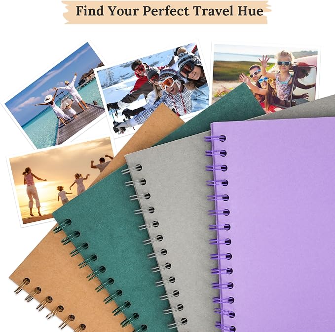 Scrapbook 10x10 Inch DIY Scrapbook Album Hardcover Kraft Paper 100 pages/50 - Image 7
