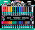 TULIP-33701 Fabric Paint Markers Rainbow 15 Pack, by Tulip