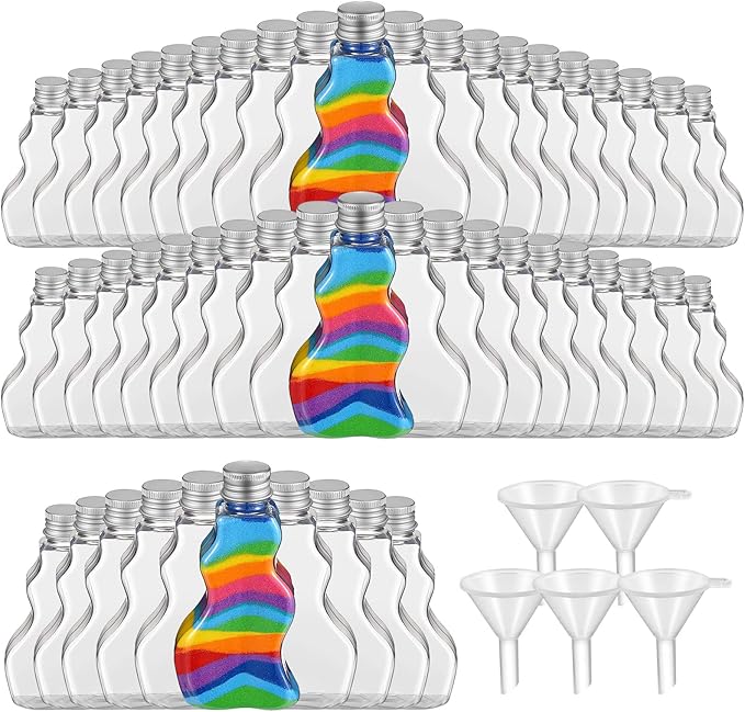 Nuenen 50 Pcs Sand Art Bottles Bulk by Nuenen