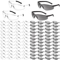 Safety Glasses Bulk of 100 ANSI Z87.1 Protective Eyewear Scratch-Resistant for Work, Lab, Construction