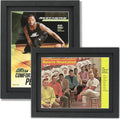JupDec Sports Magazine Frame 2 Pack, Premium Wood Display Case by JupDec