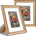 Vittanly 8x10 Picture Frames Set of 2, Ornate Vintage Photo Frame by Vittanly