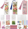 Pressed Flower Bookmark Kit, Make Your Own Clear Dried Flower Bookmarks DIY by Qrhky