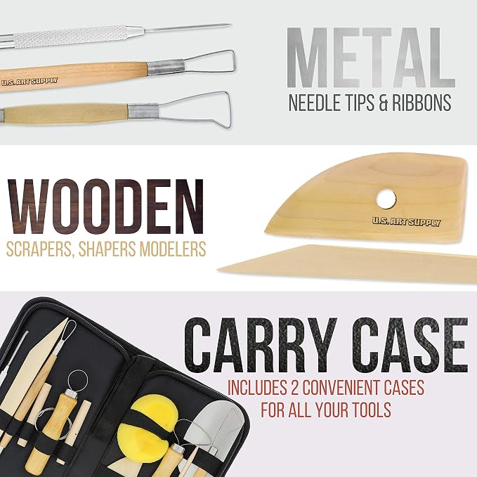 U.S. Art Supply Pottery & Clay Tools Sets - Image 3