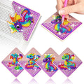 WIVICO 4Pcs Diamond Painting Bookmarks, Diamond Pearl Art Kits by WIVICO