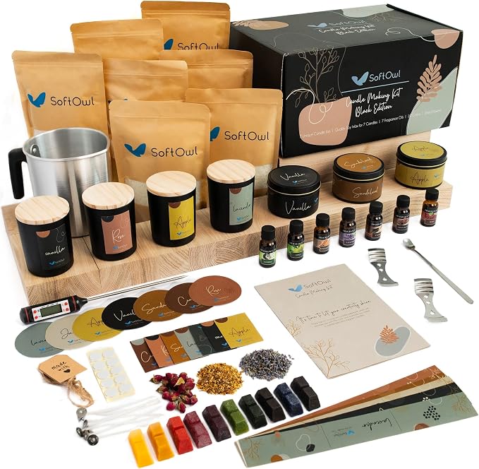 SoftOwl Premium Soy Candle Making Kit by SoftOwl