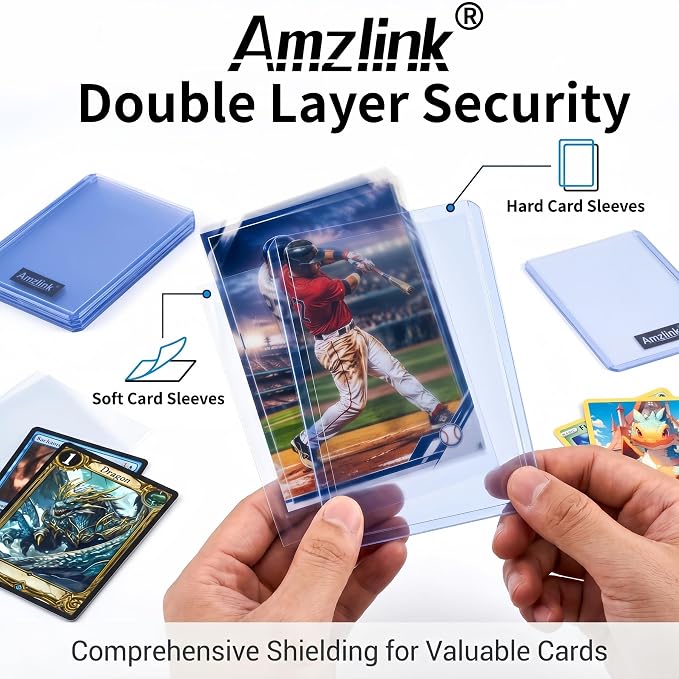 Amzlink® 400 Card Sleeves Toploads - Image 4