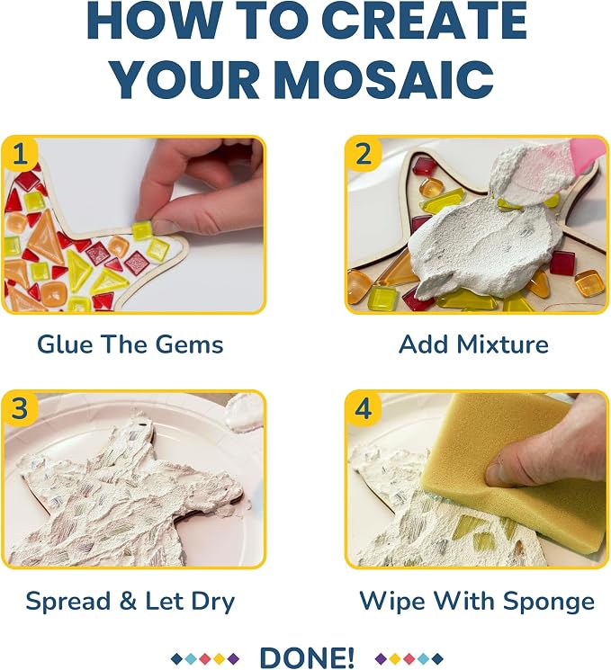 Little Jupiter DIY Mosaic Kit - Image 3