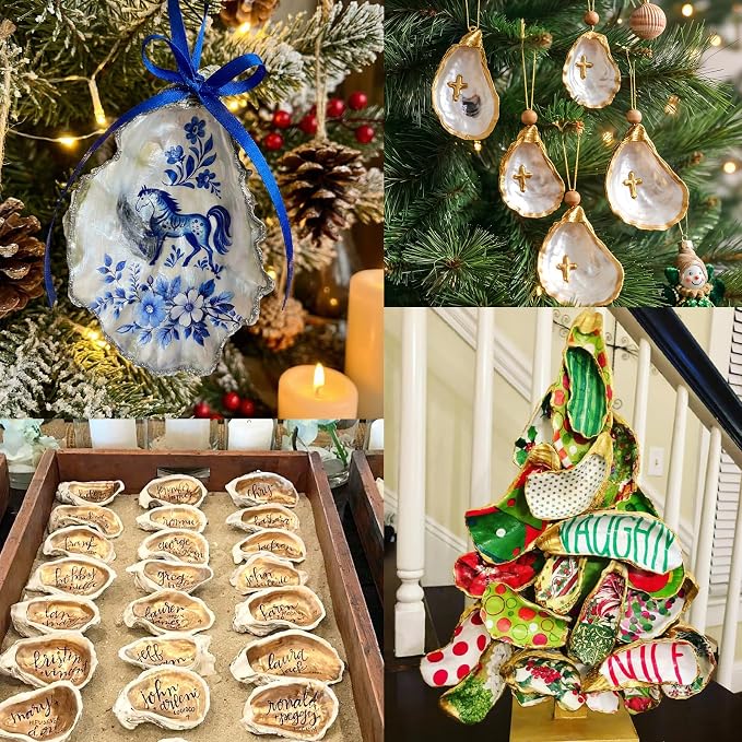 30Pcs 4-5 Inch Concave Large Oyster Shells - Image 7