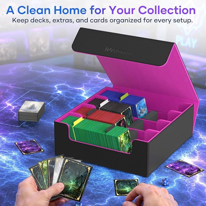 Mlikero Trading Card Storage Box, Bulk Card Storage - Image 2