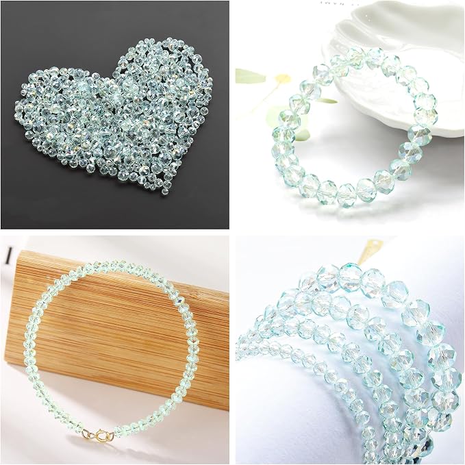500Pcs 6mm Crystal Glass Beads for Jewelry Making Beads for Bracelets Necklace - Image 5