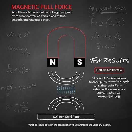 Master Magnetics 13" Magnetic Bar Tool Organizer - Easy to Install Magnet Storage Holder for House, Garage, Shed, or Job Site - Nickel Plate Finish