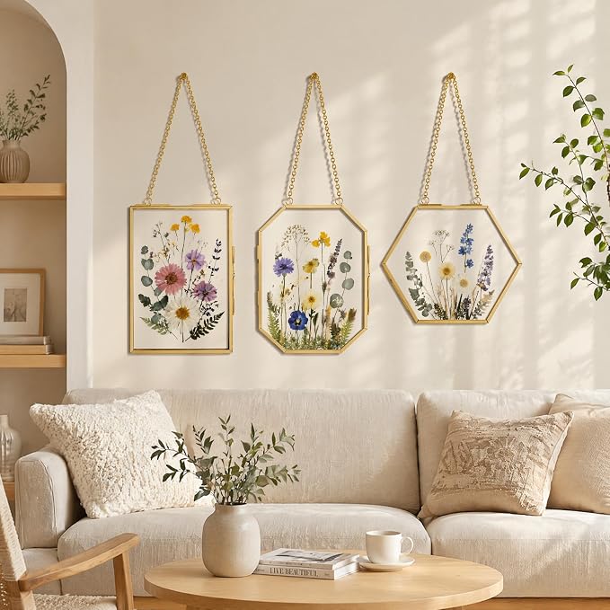 BABUFINE 3PCS Pressed Flower Frames - Image 6