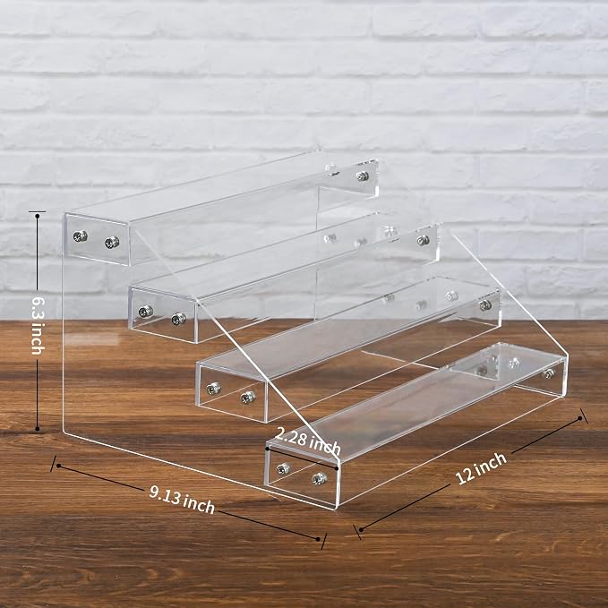 AISIDERK 12" Acrylic Riser Display Stands - Image 6
