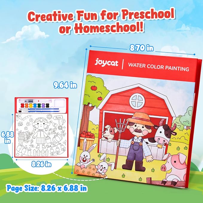 JoyCat Paint with Water Coloring Books - Image 5