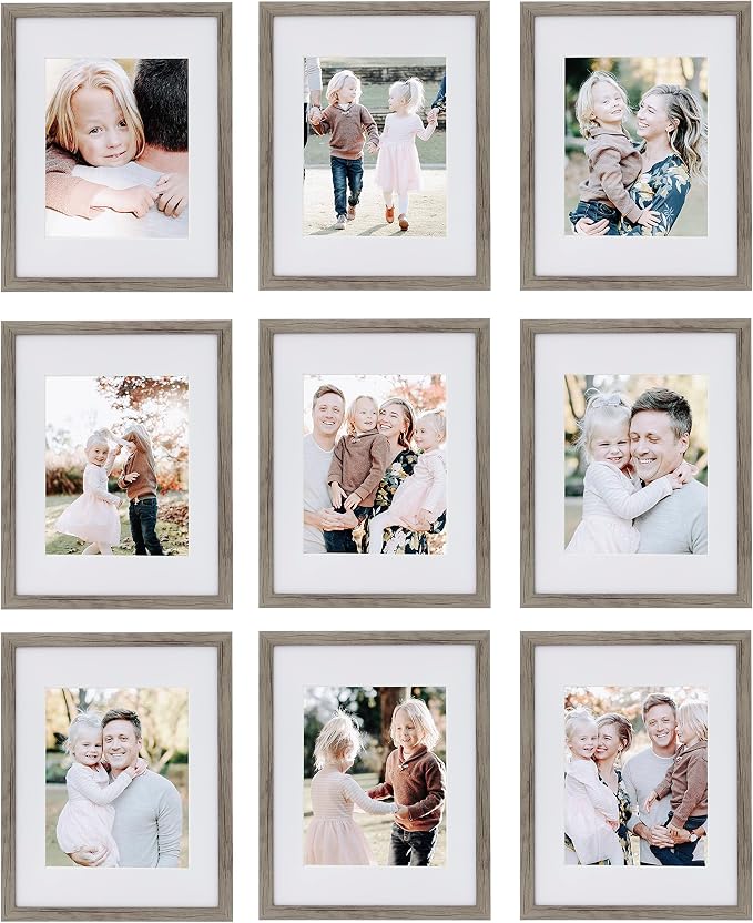 Sheffield Home 9 Piece Gallery Wall Frame Set, 11x14 Inch by SheffieldHome