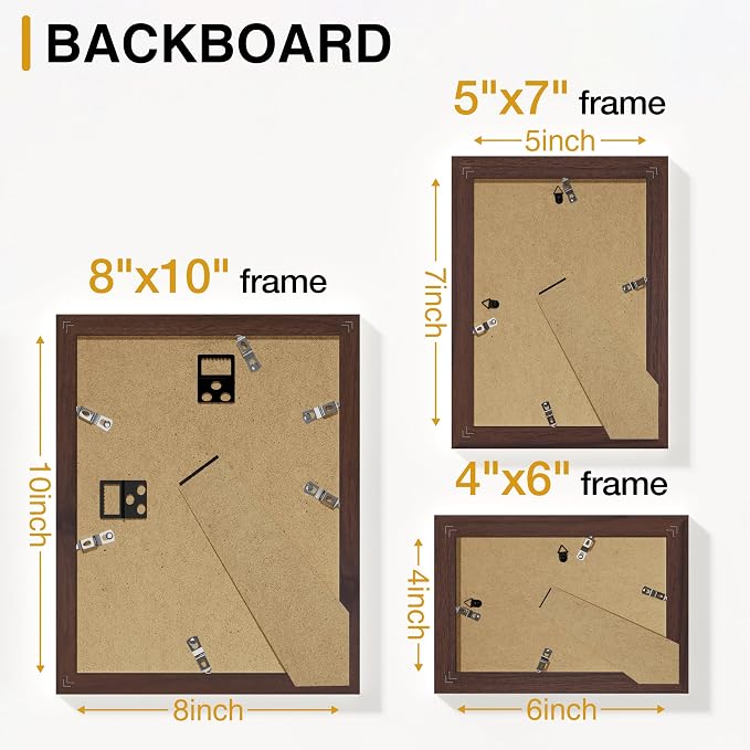 Vittanly 15 Pack Picture Frames Collage Wall Decor - Image 9