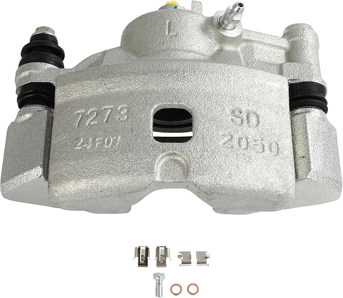 SCITOO 19B1380 Front Left Disc Brake Caliper Assembly w/Bracket For Honda For Civic 1990-2000,For Honda For Civic del Sol 1993-1997,For Honda For CRX 1990-1991