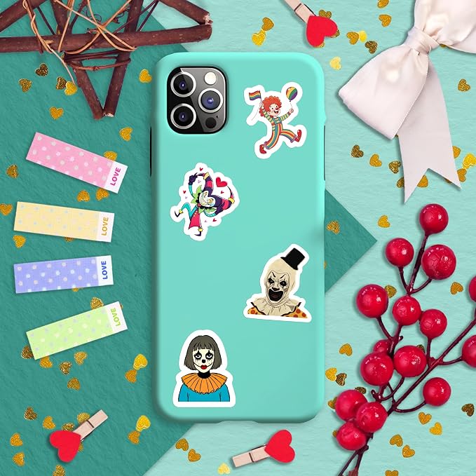 BulbaCraft 100Pcs Clown Stickers - Image 6