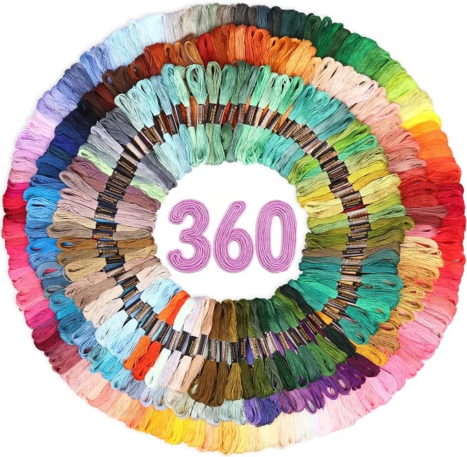 LOVIMAG Embroidery Thread Floss, 360p Colors, Sewing Kit | Friendship Bracelet by LOVIMAG