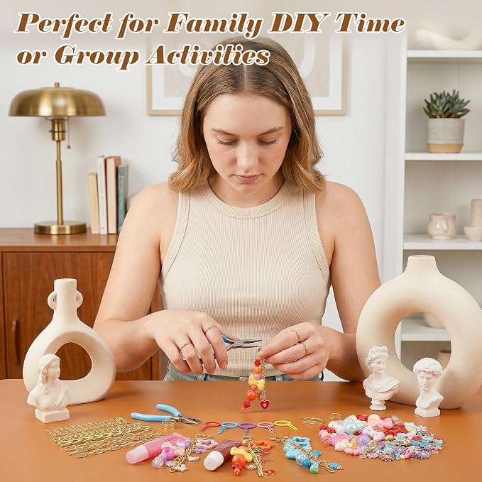 Ecoofor 364 Pcs Keychain Making Kit - Image 6