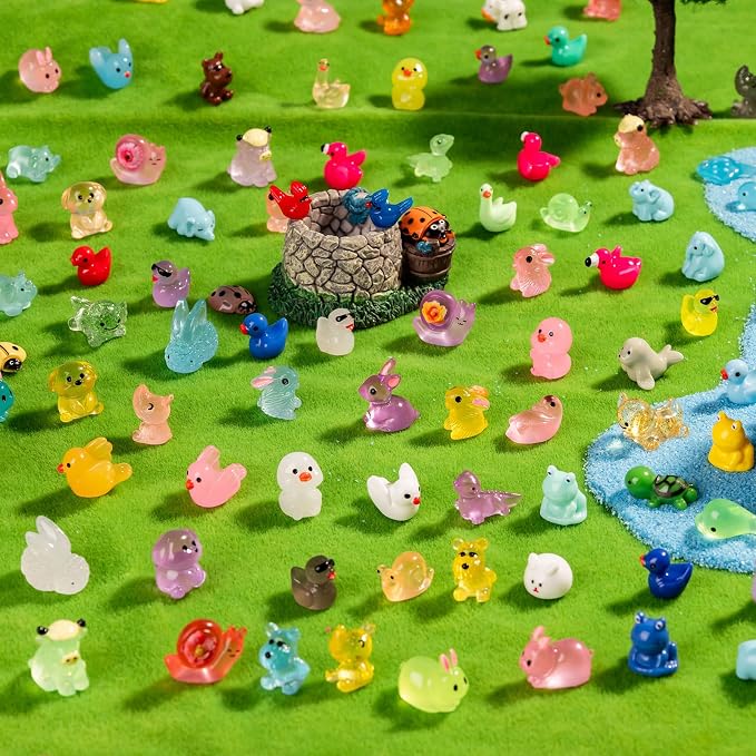 300pcs Mini Resin Animals Many Styles Variety Tiny Animals Figures Miniature - Image 2