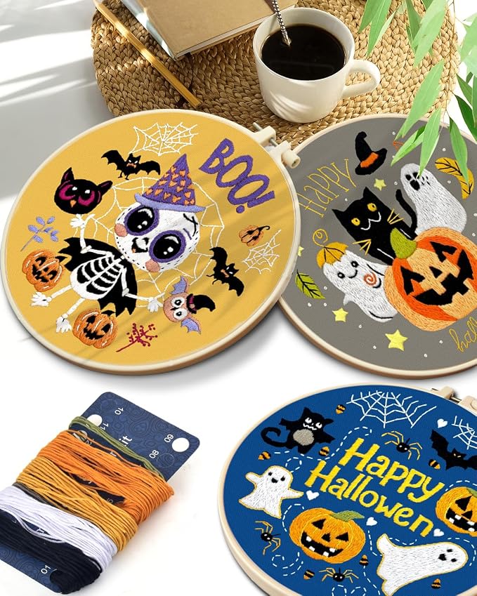 TINDTOP Halloween Embroidery Kit - Image 7