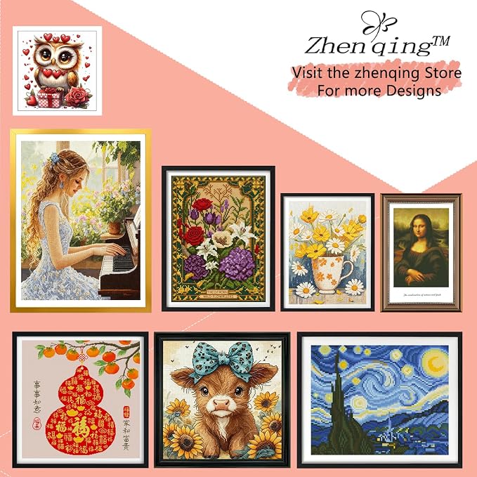 Zhenqing Nativity Scene Cross Stitch Kit - Image 10