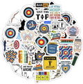 BulbaCraft 100Pcs Archery Stickers by BulbaCraft