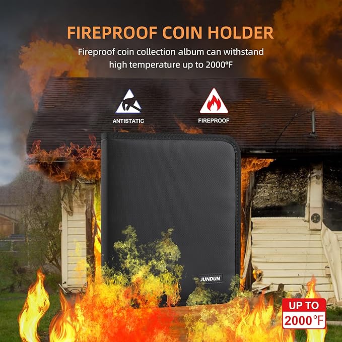 Fireproof Coin Collection Album - Image 2
