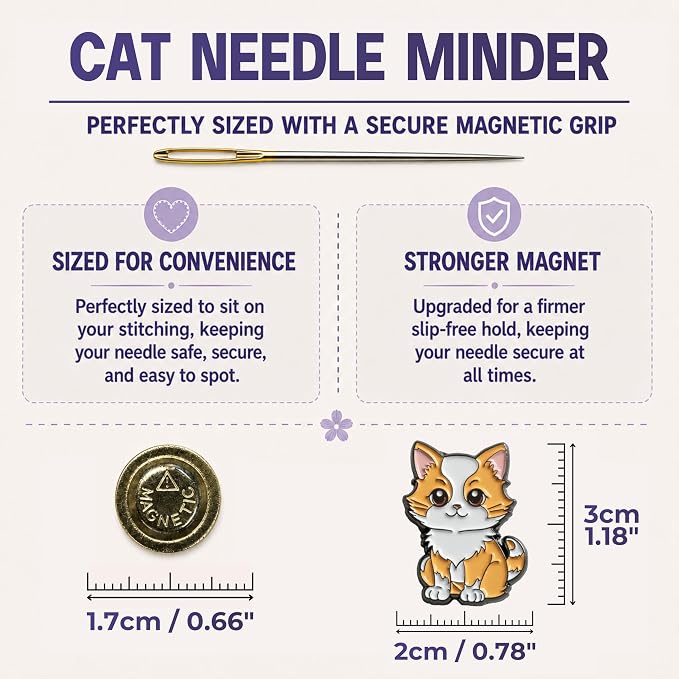 The Quilted Bear Needle Minder - Image 2