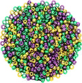 UPINS 1200Pcs Mardi Gras Pony Beads by UPINS