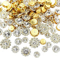 100pcs Sew on Rhinestones Crystal Gems Glass Sunflower by UYTRDVG
