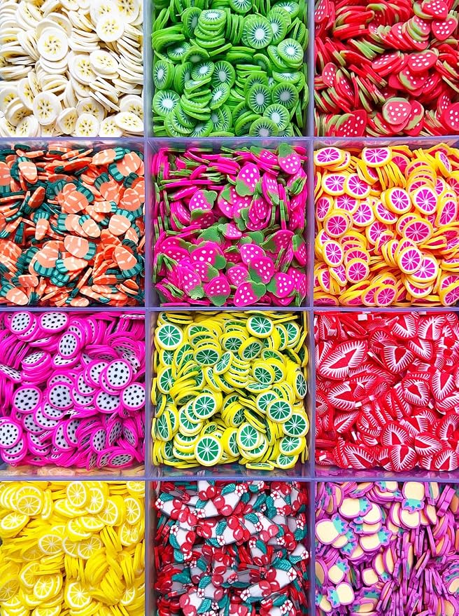 14800Pcs Fruit Nail Art Slices Polymer Fruit Slice 3D Polymer Slices Polymer - Image 2