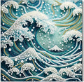 Gemozaic Wave Pearl Diamond Painting Kits by Gemozaic
