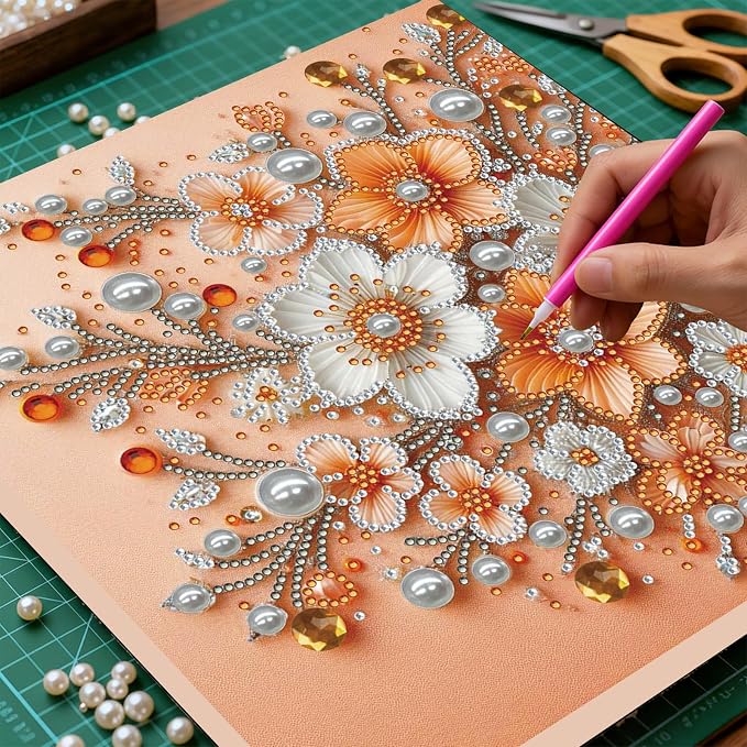 POETRYDRAW 3D Pearl Diamond Art Painting Kit - Image 2