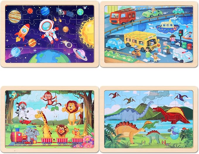 Wooden Educational Jigsaw Puzzles - Image 3