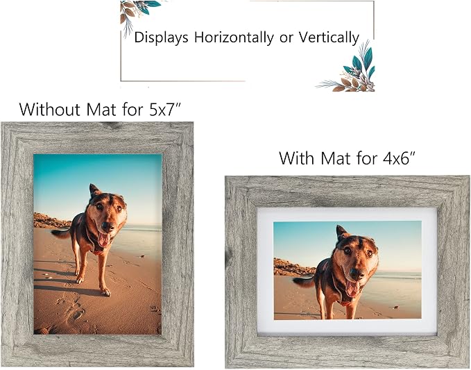 Califortree Grey 5x7 Picture Frame - Image 3