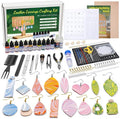 Leather Crafting Kit Leather Earrings Making Kit by Tikjiua