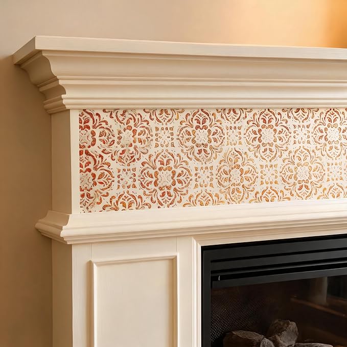 TIAMECH A4 Reusable Damask Frame Stencil - Image 6