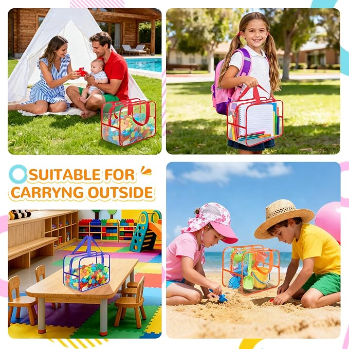 8 Packs Widen X-Large Toy Storage Bags 12.6×9.25×6.9In - Image 7