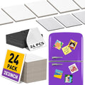 ESRICH 24 Pack 3x3IN Mini Magnetic Canvas Panels, Small Canvases by ESRICH