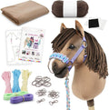 kullaloo DIY Hobby Horse Sewing Material Kit Make a Brown Stick Pony by kullaloo