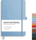 RETTACY Graph Grid Paper Notebook, 192 Pages, A5 Size | 5 Squares per Inch by RETTACY