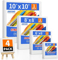 FIXSMITH Stretched Canvas for Painting, Pre-Primed Canvases Wood Framed Canvas by FIXSMITH