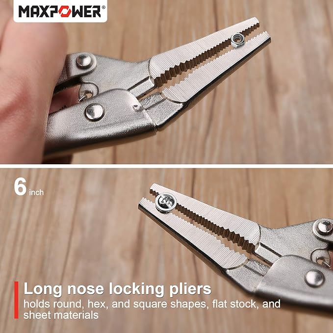 MAXPOWER 3 Piece Locking Pliers Set