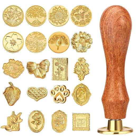 Draupnir Wax Seal Stamp Kit, Party Invitations, Gift Wrapping by Draupnir